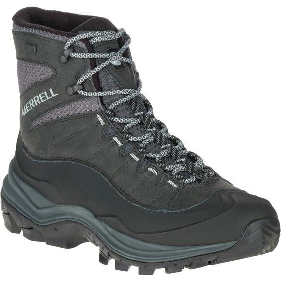 Merrell Men\'s Thermo Chill Mid Shell WP Black Hiking Boots - Size 11.5 M